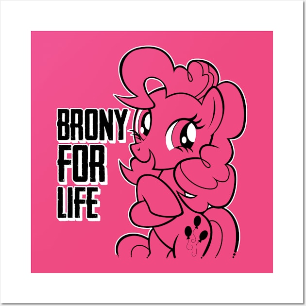 My little pony - BRONY 4 LIFE! Wall Art by KERZILLA